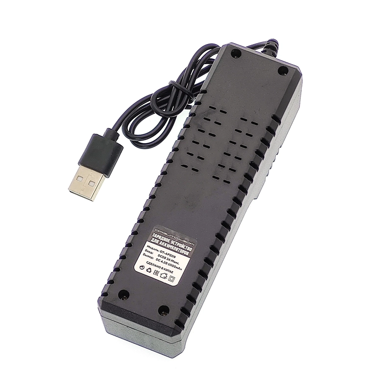Зарядное для аккумуляторов  1 гнездо (18650,USB) (PZ09)